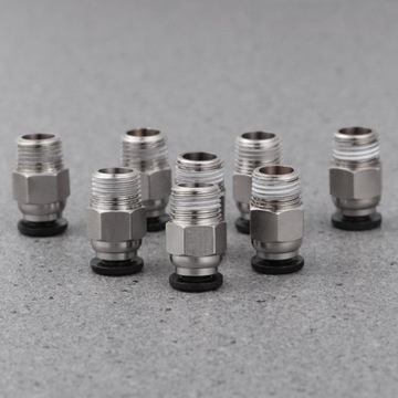 UEETEK 10шт PC4-M10 мужской прямой пневматический ПТФЭ
