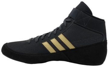 КРОССОВКИ ADIDAS HVC 2 KRAV MAGA BOXING чёрно-золотые 35