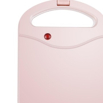 Машина для приготовления сэндвичей Panini с розовым антипригарным покрытием и грилем