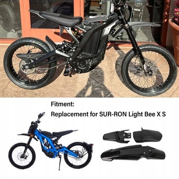 3 X PRZEDNI TYLNY BŁOTNIK WYSOKA WYTRZYMAŁOŚĆ DO SUR-RON LIGHT BEE X S