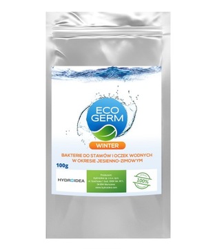 Hydroidea EcoGerm Winter для холодной воды 100г БАКТЕРИИ для ПРУДА ОСЕНЬ ЗИМА