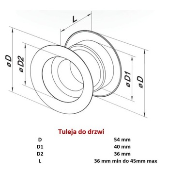 ВЕНТИЛЯЦИОННЫЙ РУКАВ Apple Tree для дверей РЕШЕТКА Рукав