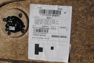 ЗАДНЯЯ ОБИВКА БОКОВИН VW GOLF VI GTD HB 3D