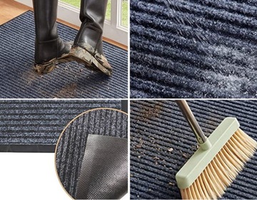 WYCIERACZKA POD DRZWI WEJŚCIOWA GUMOWA ZEWNĘTRZNA WEWNĘTRZNA DUŻA 60x90cm