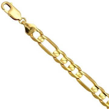 Bransoletka złota figaro 24cm 7mm złoto pr.585