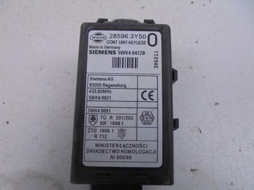 MODUL ZÁMKU CENTRÁLNÍHO 285963Y50 NISSAN X-TRAIL T30