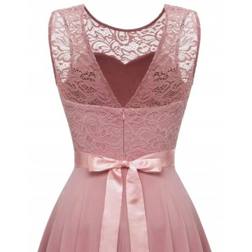 Элегантное красивое асимметричное платье для выпускного вечера.