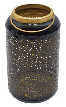 LAMPION LATARNIA ŚWIECZNIK METALOWY OGRODOWY