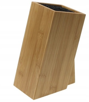 УНИВЕРСАЛЬНАЯ ПОДСТАВКА ДЛЯ НОЖЕЙ НАТУРАЛЬНЫЙ БАМБУК ШТАМПЫ ДЕРЕВО 3164