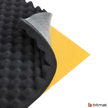 Огнестойкая звукоизоляционная пена Wave KO толщиной 4 см для крышки двигателя экскаватора