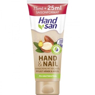Krem ochronny do rąk HANDSAN dłonie i paznokcie 100 ml Germany