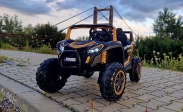 Багги UTV 2000M Гоночный автомобиль на батарейках Розовый + Звуки MP3 Подсветка + Pi