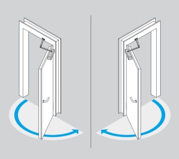 Дверной доводчик ASSA ABLOY DC300 серебристый