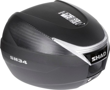 KUFER Motocyklowy SHAD SH34 Opcja OPARCIE, STOP