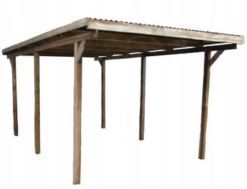 Гаражный сарай 300x500 - ПВХ