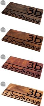 Большая адресная табличка, табличка с номером дома, УЗОРЫ