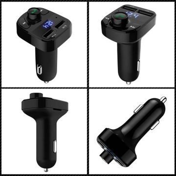 FM-ПЕРЕДАТЧИК БЫСТРОЕ ЗАРЯДНОЕ УСТРОЙСТВО BLUETOOTH АУДИО MP3 BT 3X USB RGB