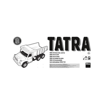 КРАСНО-СИНИЙ TATRA 148 САМОСВАЛ 72 СМ МАШИНКА ДЛЯ ДЕТЕЙ ИГРУШКА