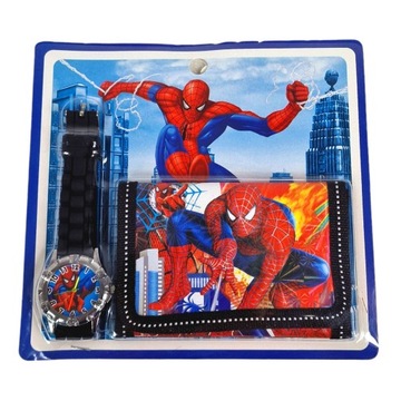 HODINKY PRE CHLAPCA SPIDERMAN KLASICKÁ PEČIATKA SET 2v1 - Ideálny