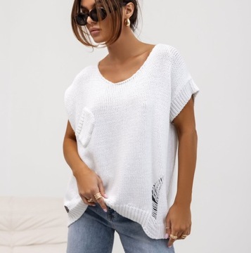COCOMORE Oversize Свитер в стиле бохо Бежевый Новинка