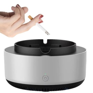 INTELIGENTNA POPIELNICZKA SAMOCHODOWA SAMOGASNĄCA BEZDYMNA DO AUTA BATERIĘ