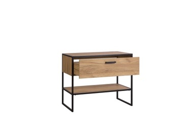 Szafka stojąca Brooklin 90 cm z blatem dąb