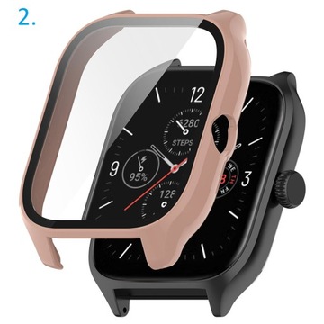 Чехол со встроенным стеклом для Xiaomi Amazfit GTS 4 CASE | ЦВЕТА
