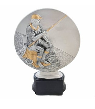 Statuetka wędkarska WĘDKARZ 18 cm + opis gratis BIG FISH