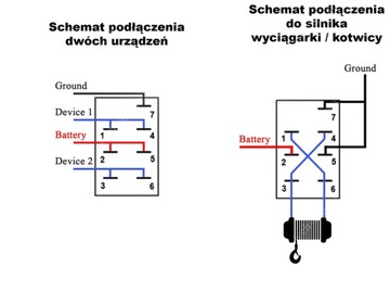 Кулисный переключатель CARLING 3 POS 7 PIN Якорь без фиксации