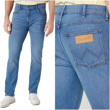 WRANGLER LARSTON MĘSKIE SPODNIE JEANSOWE W32 L34