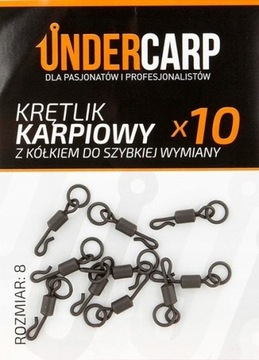 Krętlik karpiowy z kółkiem szybkiej W. – UNDERCARP