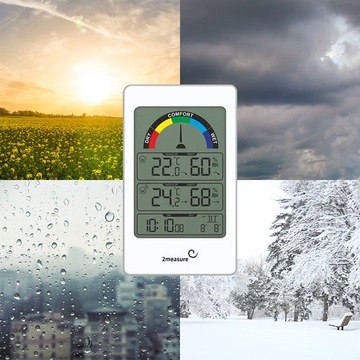 МЕТЕОСТАНЦИЯ ТЕРМОМЕТР ВЛАЖНОСТИ ЧАСЫ BIOWIN