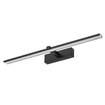LAMPA NAD LUSTRO KINKIET LED 12W CZARNY METAL IP44