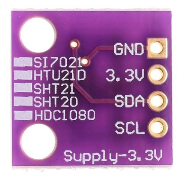 Цифровой датчик температуры и влажности HTU21D