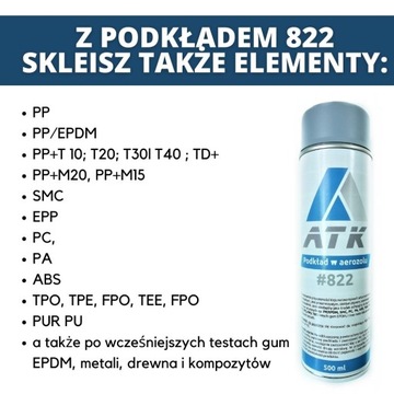 Набор клеев для автомобильных бамперов ATK PU16