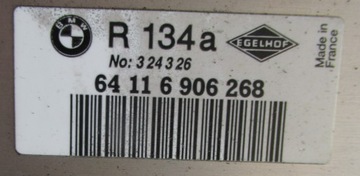 BMW 7 E65 3.0 D VÝPARNIK CHLADIČKA KLIMATIZACE