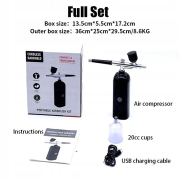 АЭРОГРАТ БЕСПРОВОДНОЙ АЭРОГРАТ ДЛЯ УКЛАДКИ БРОВЕЙ И НОГТЕЙ