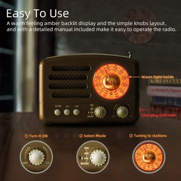 ПОРТАТИВНОЕ РАДИО FM USB AUX MP3 SD PRUNUS J-160