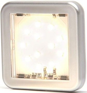 LAMPA OBRYSOWA PRZEDNIA BIAŁA 12/24V PRZYCZEPA WAŚ