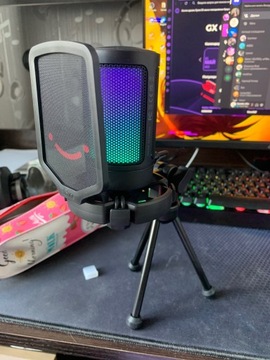ЕМКОСТНЫЙ RGB-МИКРОФОН С USB-СВЕТОДИОДОМ ДЛЯ КОМПЬЮТЕРА