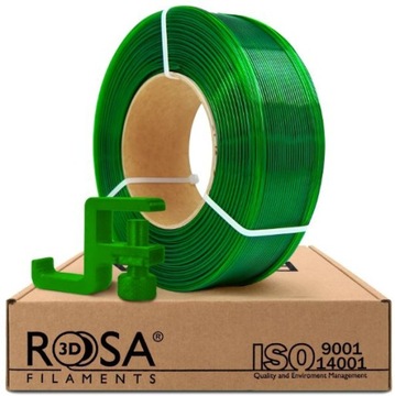 ROSA 3D Filaments PCTG Refill 1kg Zielony Transparentny Green Transparent