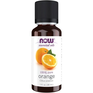 NOW 100% Orange Oil 30ml AROMATERAPIA CZYSTY OLEJEK POMARAŃCZOWY