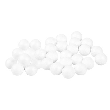 Craft White Foam Ball Smooth DIY do rękodzieła