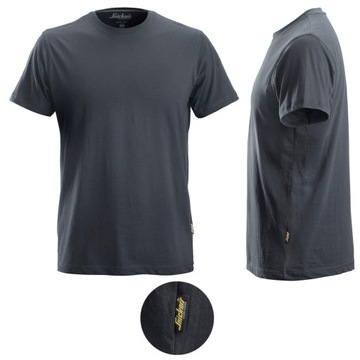 T-shirt koszulka Snickers 2502 szara r L tshirt