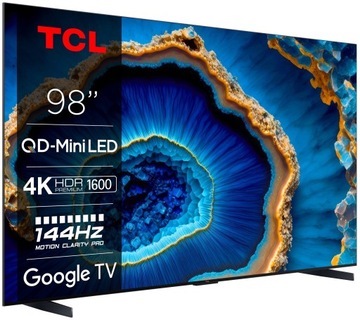 TCL 98C809 Минимизированное разрешение 4K 144 Гц Google TV