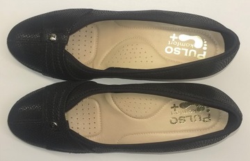 ТУФЛИ ИЗ НАТУРАЛЬНОЙ КОЖИ - ДЛЯ МЕДА - PULSO-366-R.38