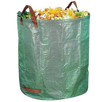 САДОВАЯ СУМКА-КОРЗИНА ДЛЯ ЛИСТЬЕВ, БОЛЬШАЯ ТРАВА, 120Л