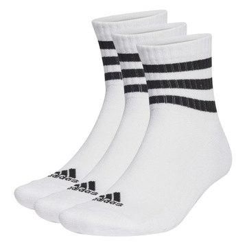 Skarpety adidas 3-Stripes Cushioned Mid-Cut Socks