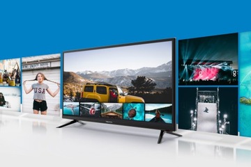 32-дюймовый телевизор Cabletech HD с 2xHDMI USB DVB-T2 HEVC