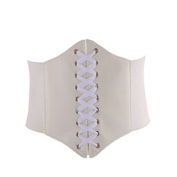 SZEROKI PAS PASEK GORSET WIDE LACING BELT WAIST